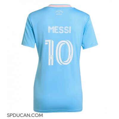 Zenski Nogometni Dres Inter Miami Lionel Messi #10 Rezervni 2025-26 Kratak Rukav Zenski Nogometni Dres Inter Miami Lionel Messi #10 Rezervni 2025-26 Kratak Rukav